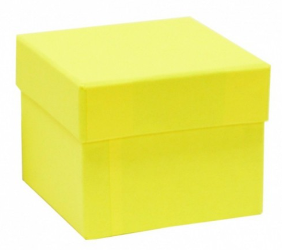 Dárková krabička D1 Lux - zlatá - 8,5 x 8,5 x 7 cm