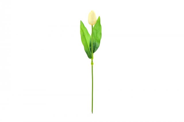 Umělý tulipán 39 cm žlutý