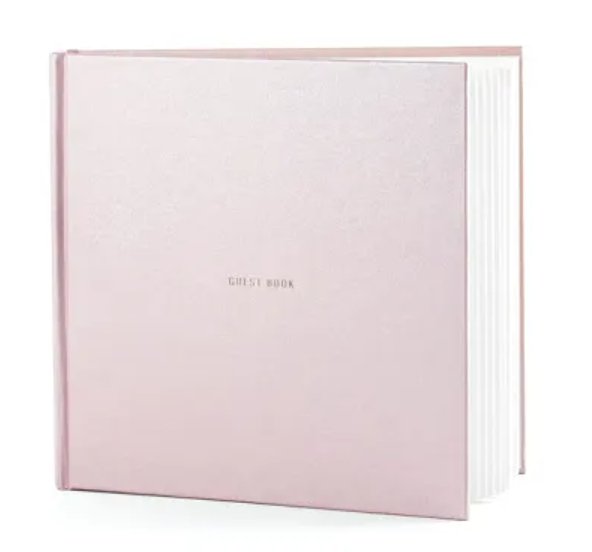 Svatební kniha hostů, 20,5x20,5 cm, 60 stran