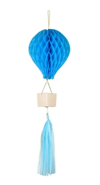Honeycomb voštinový balónek, modrý