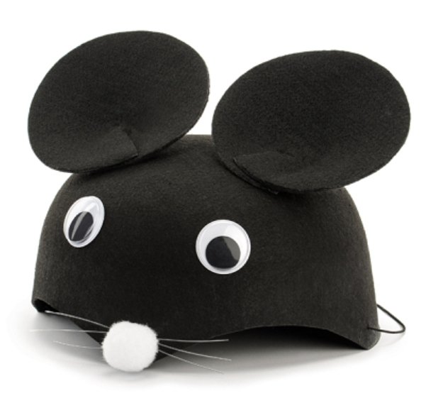 Čepice Myš / Mouse, černá