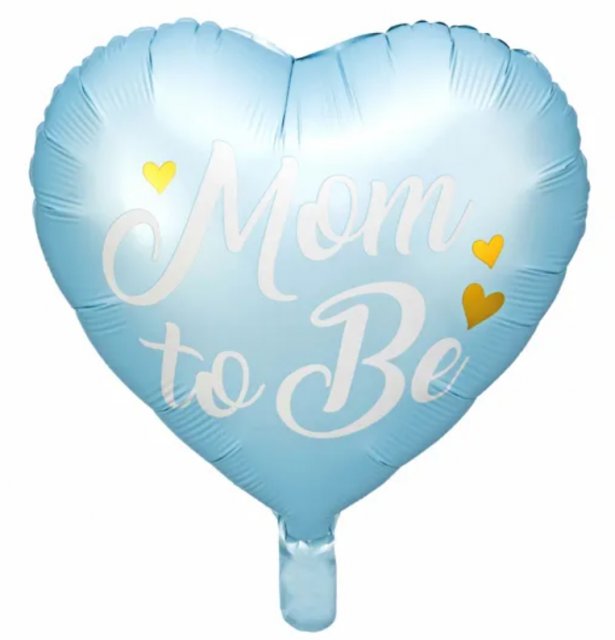 Fóliový balónek Mom to Be, 35cm, modrý