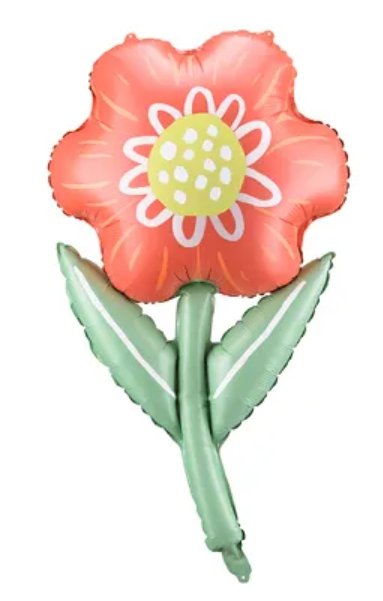 Fóliový balónek Květina / Flower, 53x96 cm, mix
