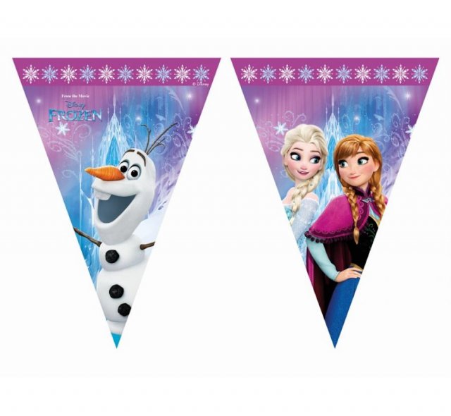 Závěsný banner "Frozen", vlajky