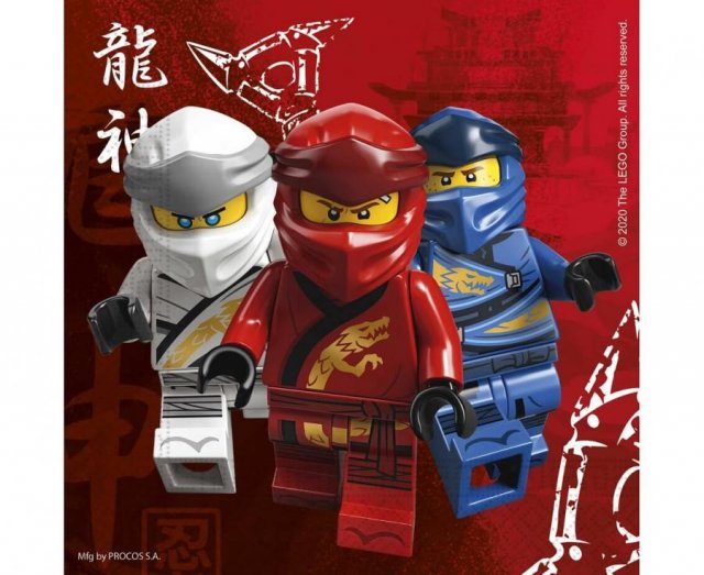 Ubrousky Lego Ninjago, 33x33 cm, 20 ks