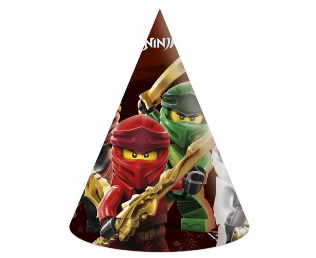 Party kloboučky Lego Ninjago, 6 ks