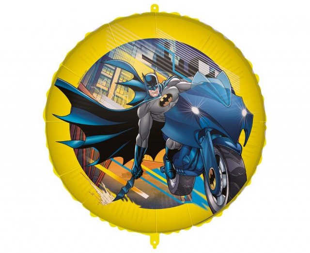 Fóliový balónek Batman, kulatý, 46 cm