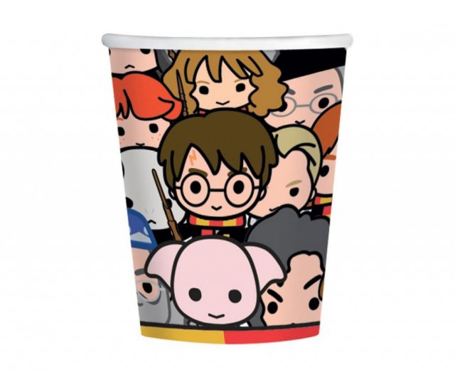 Papírové kelímky Harry Potter, 250 ml, 8 ks