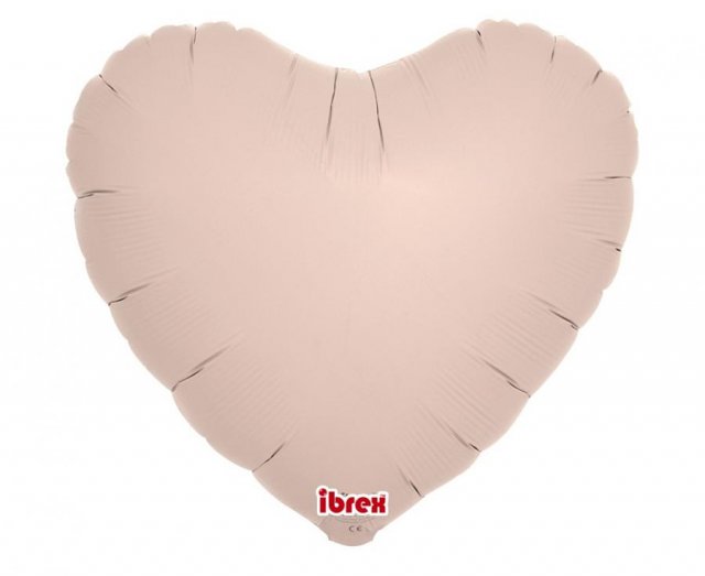 Balónek srdce 36cm, Shell Pink, 1 ks