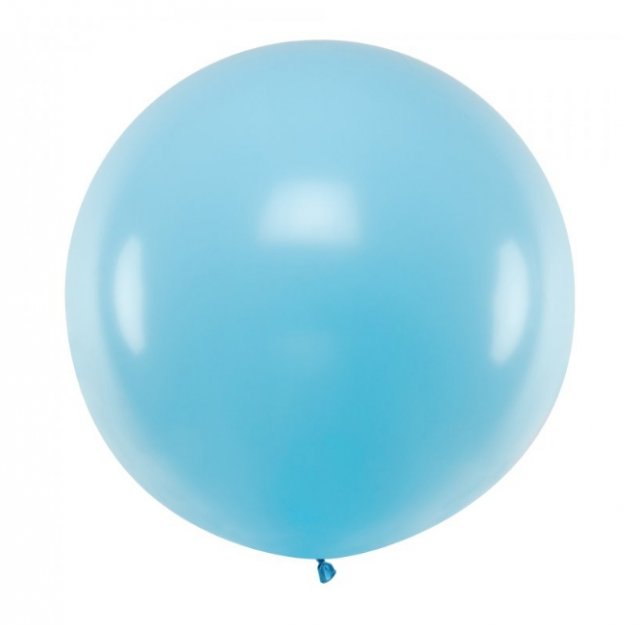 Jumbo balon pastelový modrý, 60 cm