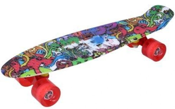 WIKY Skateboard vícebarevný, 56x15cm