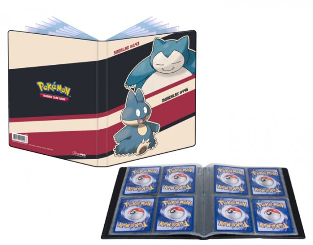 Sběratelské album Pokémon UP: GS Snorlax Munchlax - A5 album na 80 karet