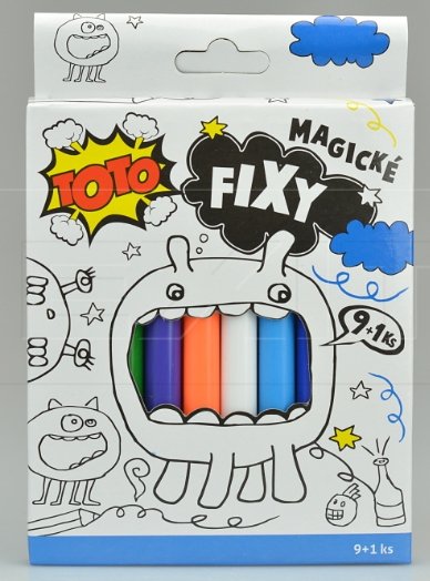 Magické fixy TOTO - Set 9+1 barev