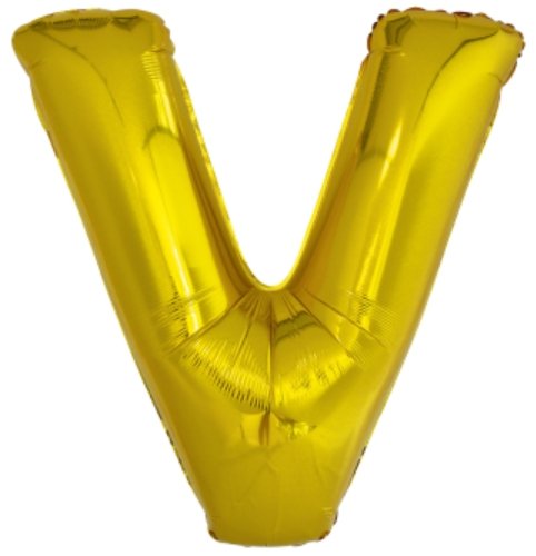 Velký fóliový balónek písmeno X, velikost 86 cm x 78 cm