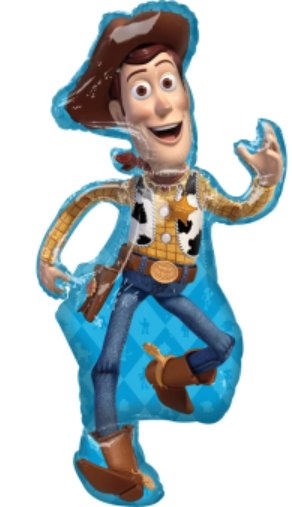 Foliový balonek Toy Story - Woody 55 x 111 cm