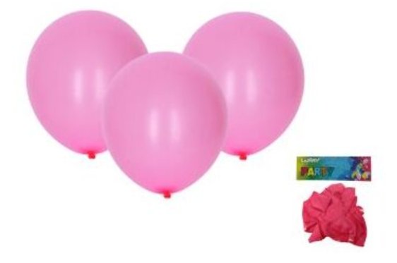 Balónky nafukovací, velikost 30cm - sada 10ks, růžový