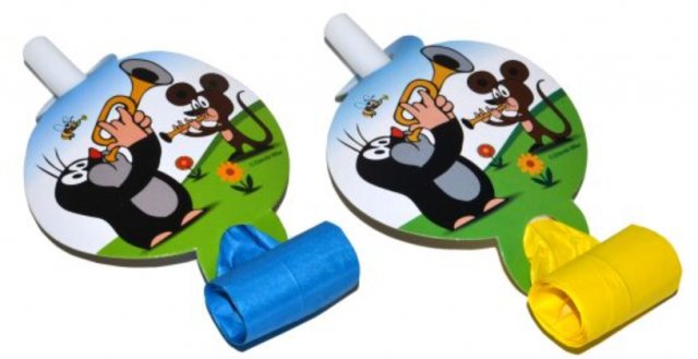 Frkačky Krtek a kamarádi, 14cm, set 6 ks