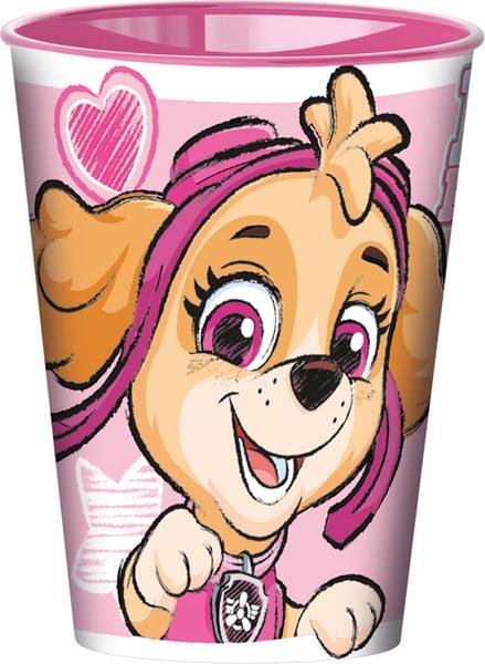 Kelímek plastový Tlapková Patrola / PAW PATROL 260 ml, růžový