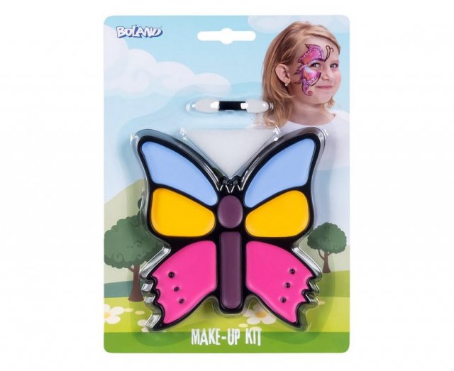 Sada barev na obličej MOTÝL / BUTTERFLY (barvy, houbička, aplikátor)