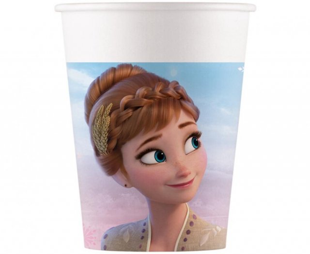 Papírové kelímky Elsa "Frozen 2 Wind Spirit", 200 ml, 8 ks
