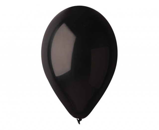 Balónek GEMAR, černý, pastelový, G90/14 - 26cm