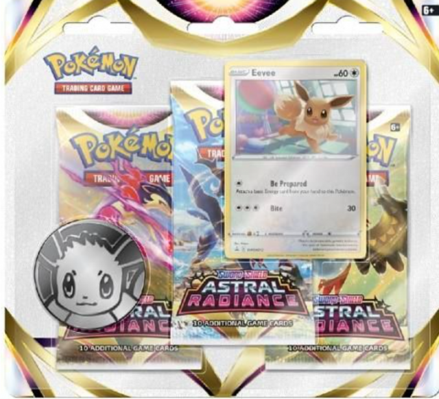 Pokémon TCG Astral Radiance - 3 Blister Booster