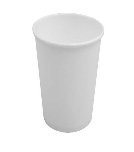 Kelímek papírový 400 ml, bílý, set 50 ks