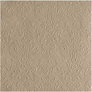 Ubrousky, bílá káva se vzorem, Elegance, 33*33 cm