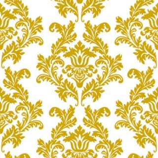 Ubrousky bílé, zlatý ornament