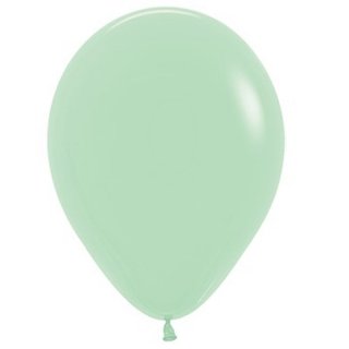 Balónek pastelový,  zelený. 26 cm