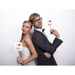 Karty na špejle, I love her & I love him