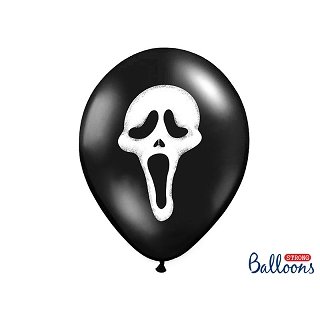 Balónek Halloween, maska 30 cm