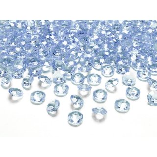 Diamantové konfety, 12mm, světle modré