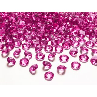 Diamantové konfety, tmavě růžové