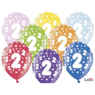 Balónek, mix barev, 2 roky, 30 cm
