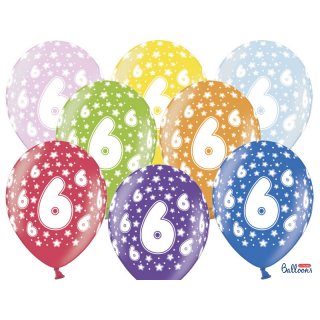 Balónek mix barev, 6 let, 30 cm