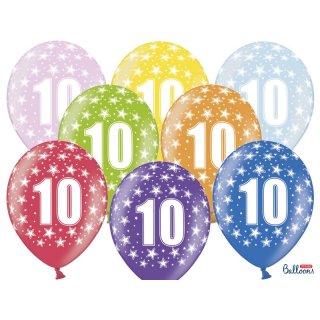 Balónek mix barev, 10 let, 30 cm