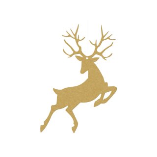 Závěsná dekorace, jelen zlatý