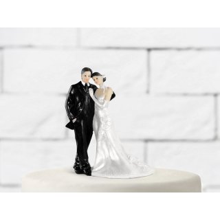 Figurky na dort, novomanželé objetí