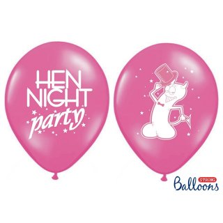 Hen night party balónky, růžové 30 cm