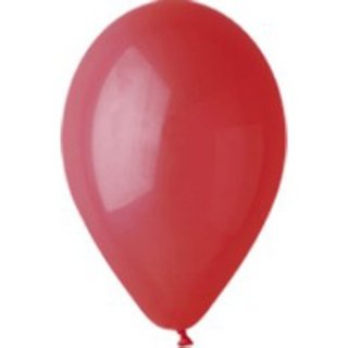 Balónek pastelový, červený