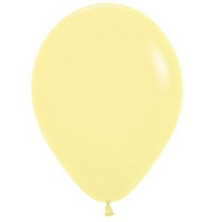 Balónek pastelový, světle žlutý, 26 cm