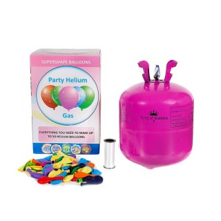 Helium na 50 balónků (včetně 50ks balonků)