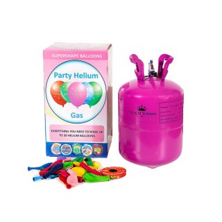 Helium na 30 balónků (včetně 30ks balonků)