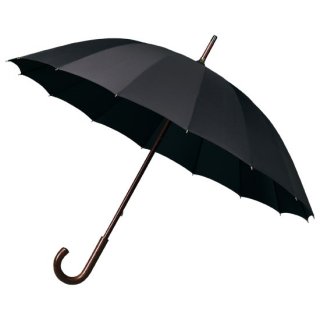 Svatební deštník holový - černý