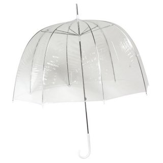 Dámský svatební průhledný deštník