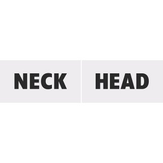 Vtipné kartičky "Head and Neck"