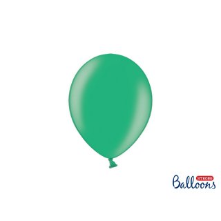 Balónek metalický, zelený, 23 cm
