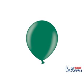 Balónek metalický, tmavě zelený, 23 cm