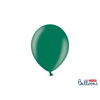 Balónek metalický, tmavě zelený, 23 cm (zn. StrongBalloons)